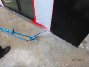 Las Vegas rain leak test